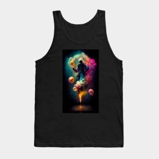 Appearing person magic trick Tank Top